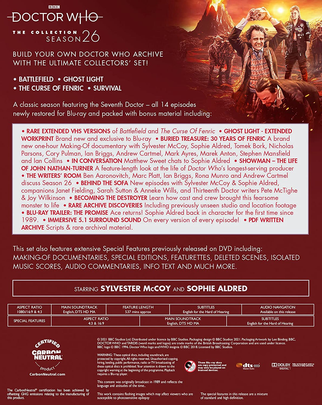 Doctor Who – The Collection – Staffel 26 [Standard Edition] [2022] – Science-Fiction [Blu-ray]