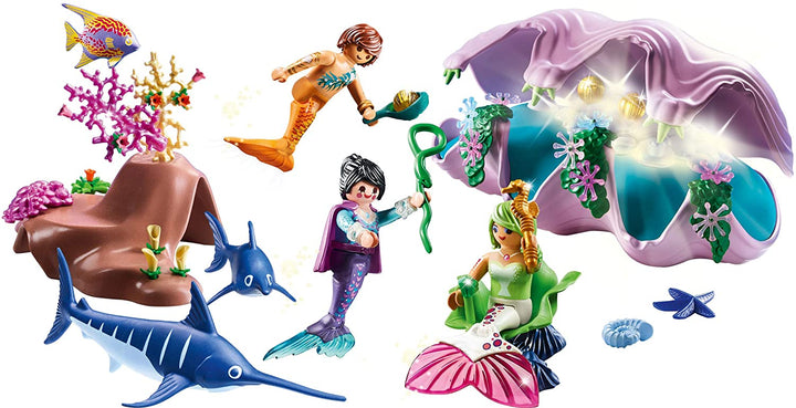 Playmobil 70095 Magic Mermaids Pearl Nachtlicht mit LED-Farbwechsel