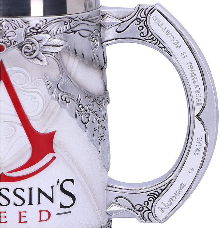 Nemesis Now B5296S0 Offiziell lizenzierter Assassins Creed White Game Krug, Resi