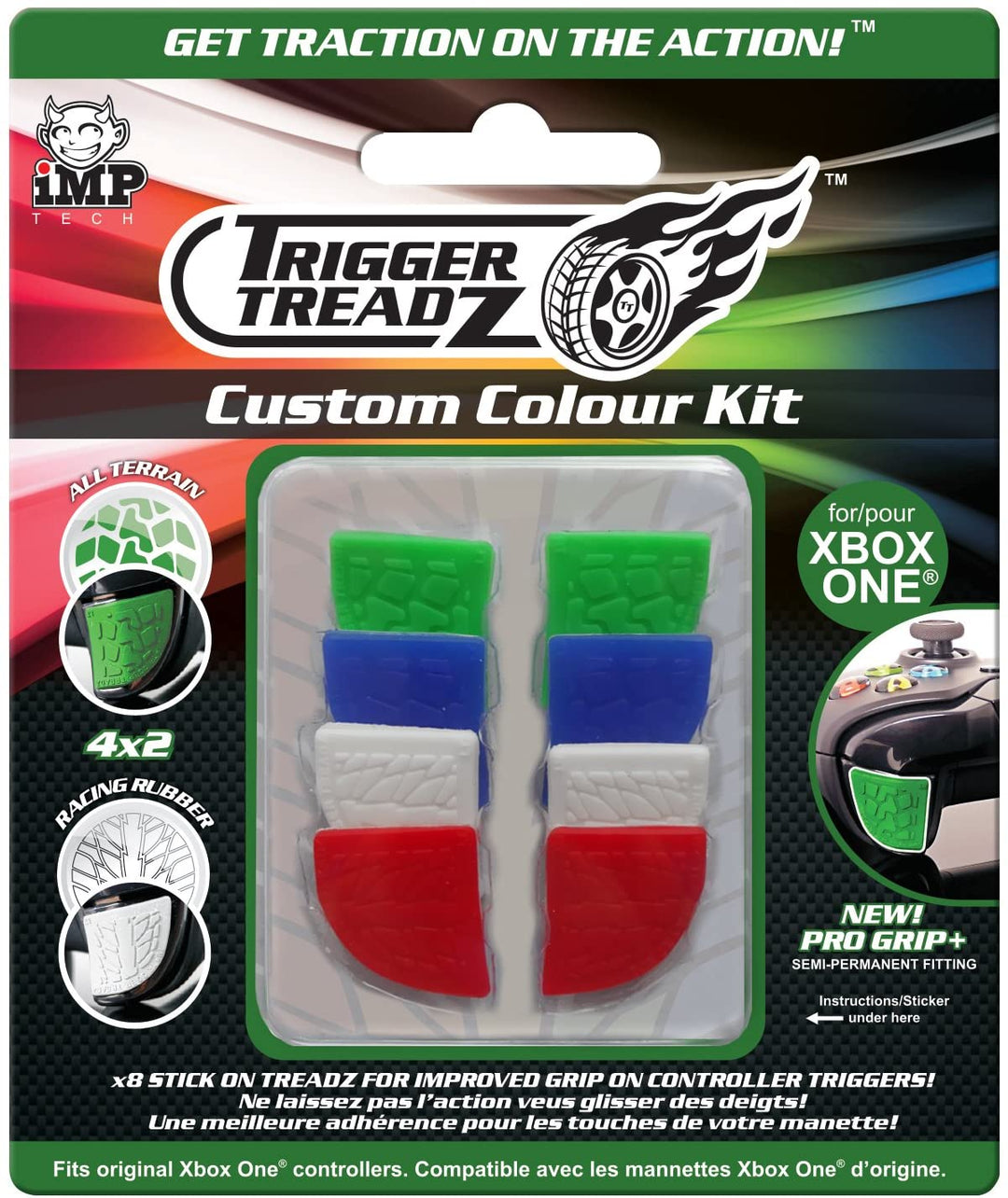 Trigger Treadz: 8er-Pack benutzerdefiniertes Farbset (Xbox One)