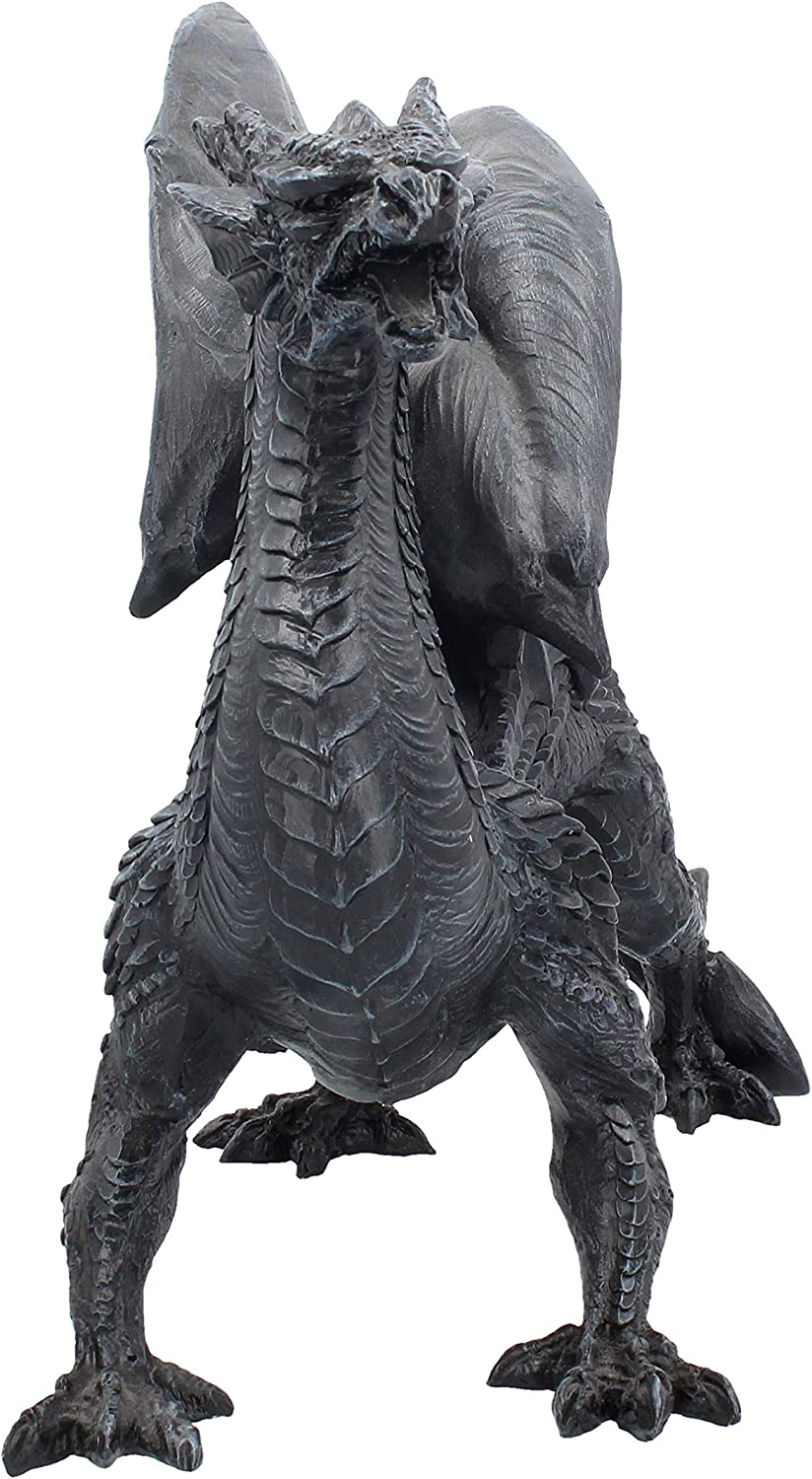 Nemesis Now D1242D5 Drachenwächter-Figur, 28,5 cm, Schwarz
