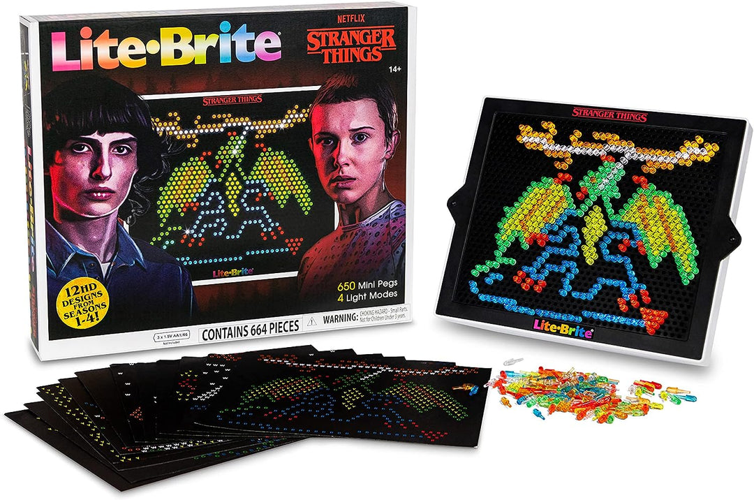 Lite Brite Stranger Things Special Edition, Best of 4 Seasons – mit Symbolen