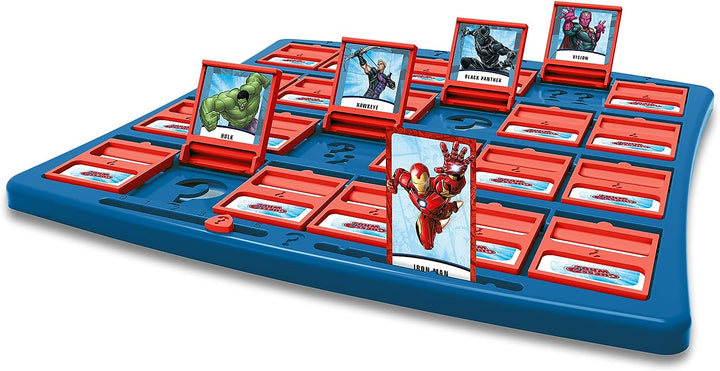 Winning Moves Marvel Guess Who? Board Game, The Avengers, Guardians of the Galaxy and Wakanda forces are included from Hulk, Iron Man, Black Widow, Black Panther, Rocket, great gift for ages 6 plus