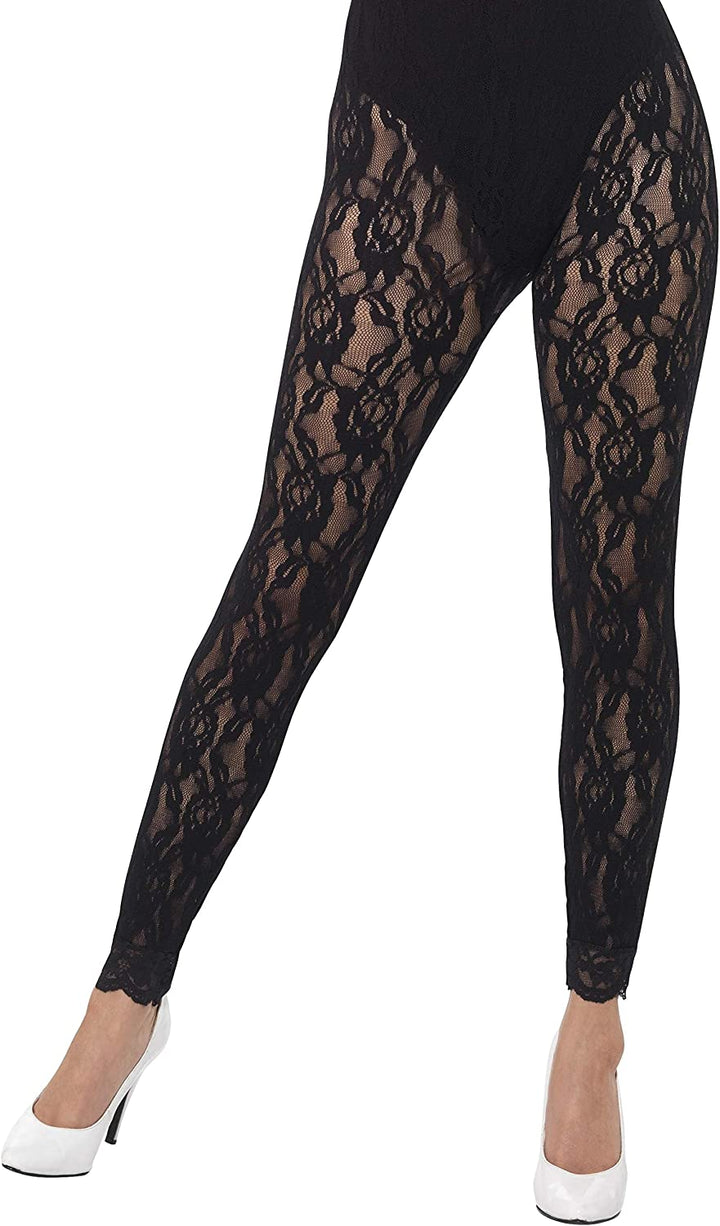 Smiffys 80er-Spitzen-Leggings