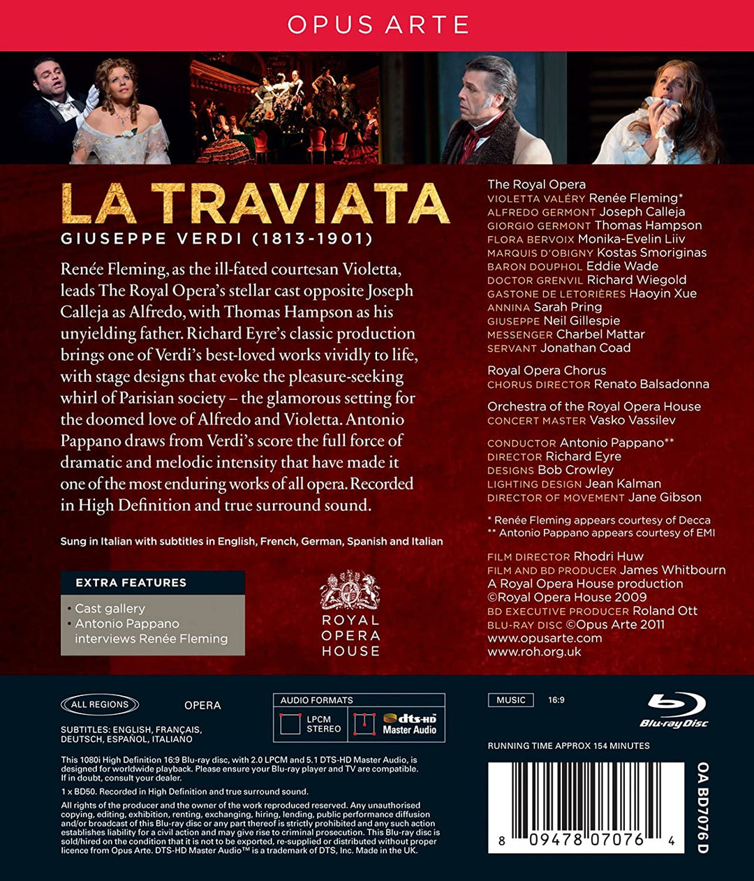 Verdi - La Traviata [2011] [Region Free] [Blu-ray]