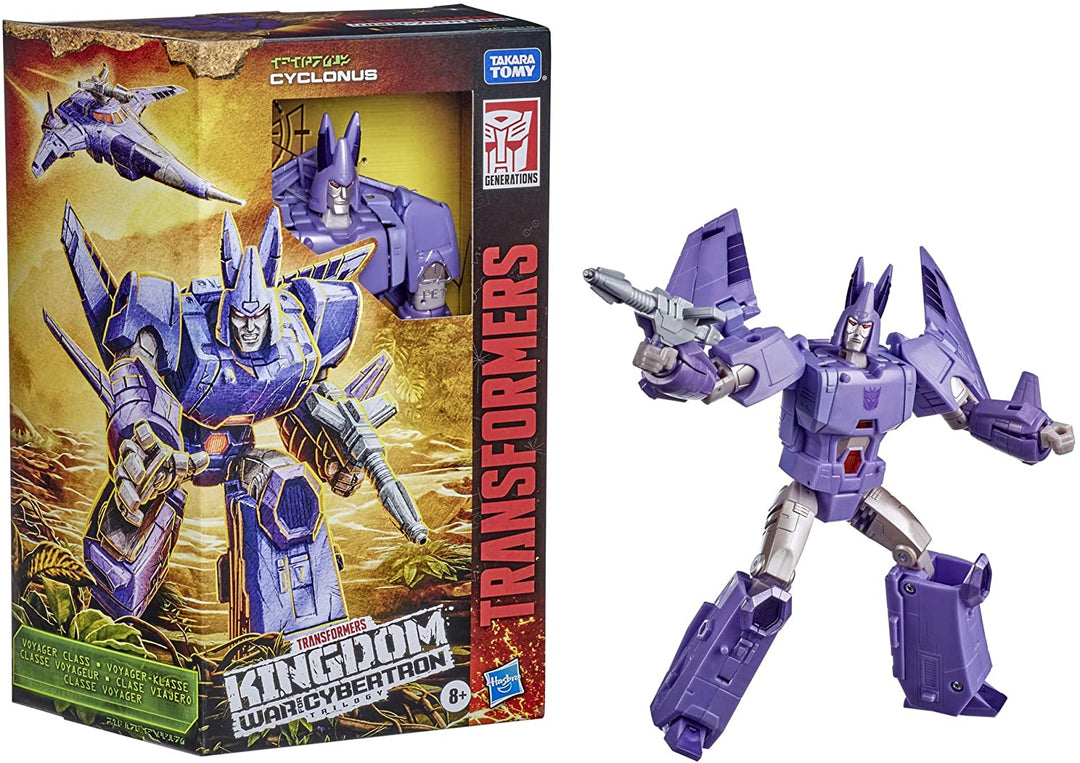 Transformers Generations Krieg um Cybertron: Königreich Voyager WFC-K9 Cyclonus Action Figur