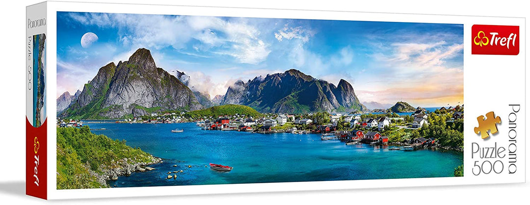 Trefl 916 29500, Norwegen EA 500 Stück, Panorama, Premium Qualität, für Erwachsene und Kinder ab 10 Jahren 500 Stück