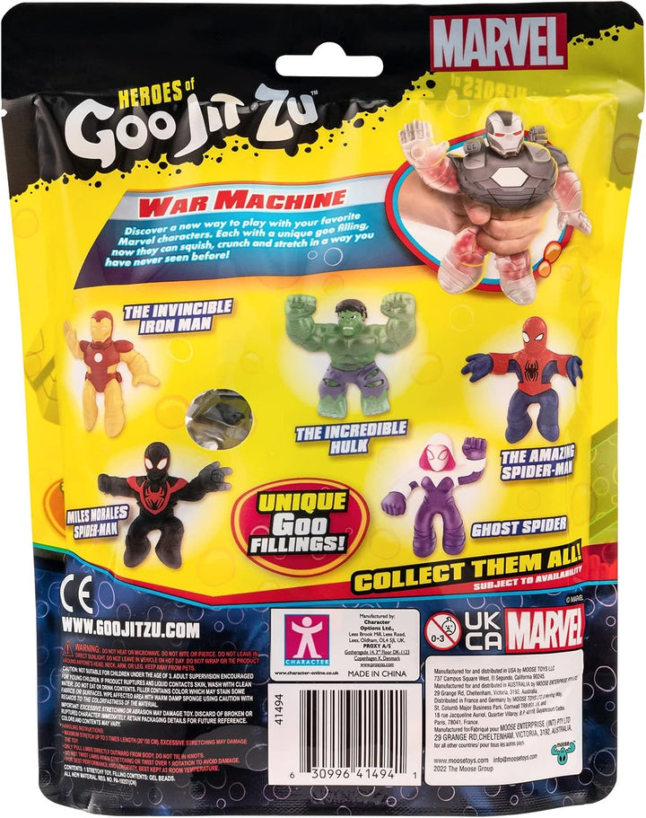 Heroes of Goo Jit Zu Marvel War Machine Hero Pack – Super Scrunchy Bead Filled M
