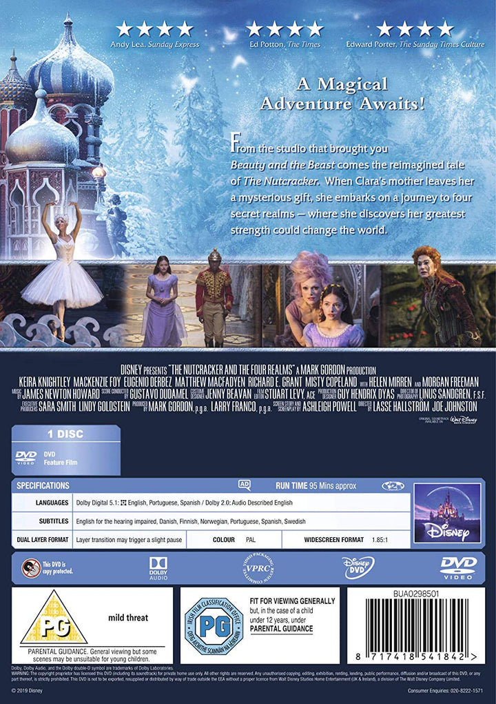 Der Nussknacker und die vier Reiche [DVD] – Familie/Fantasy [DVD]