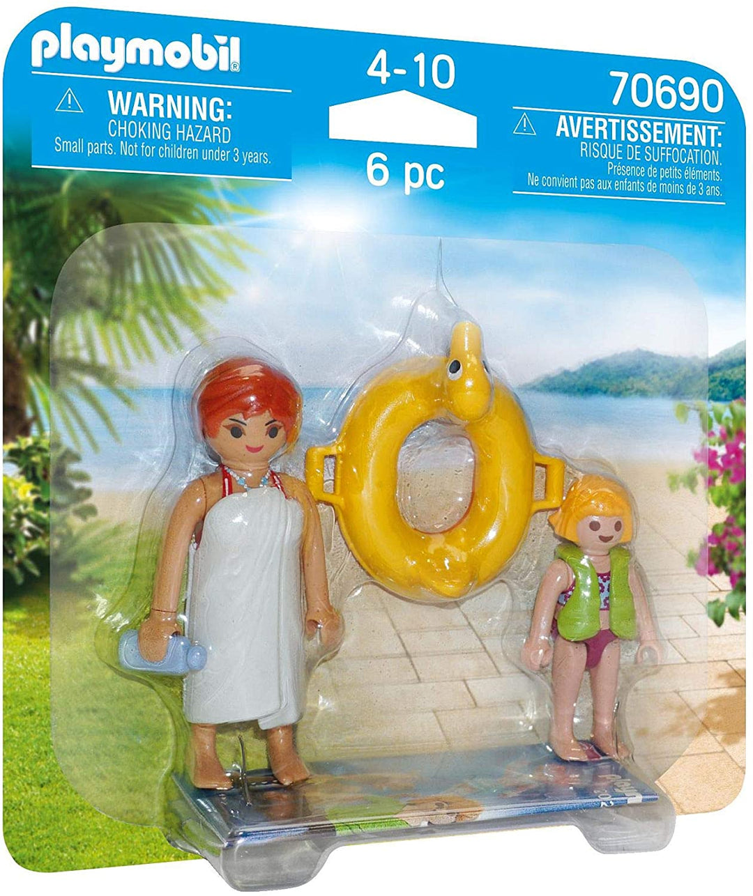 Playmobil 70690 Schwimmende Gäste Duo-Pack, Mehrfarbig, Einheitsgröße