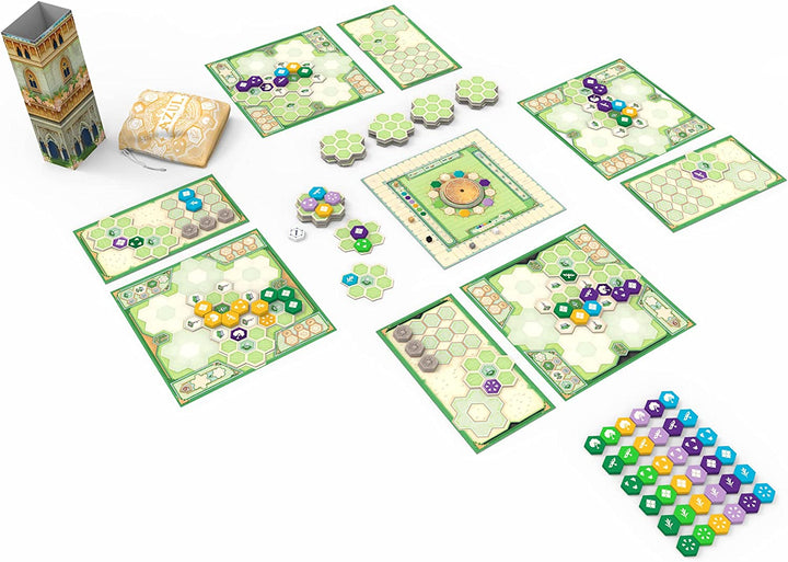 Plan-B-Spiele | Garten der Azul-Königin | Brettspiel | Ab 8 Jahren | 2 bis 4 Spieler | 45 bis 60 Minuten Spielzeit