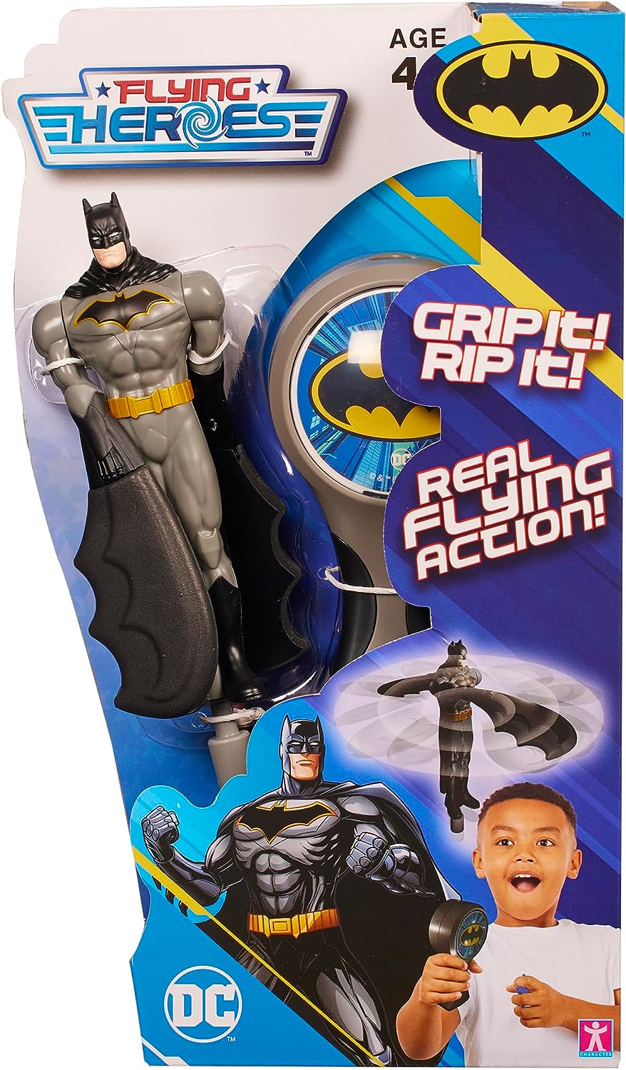 Flying Heroes 07979 DC Ziehen Sie an der Schnur, um ihm beim Fliegen zuzusehen. Ideales Geschenk