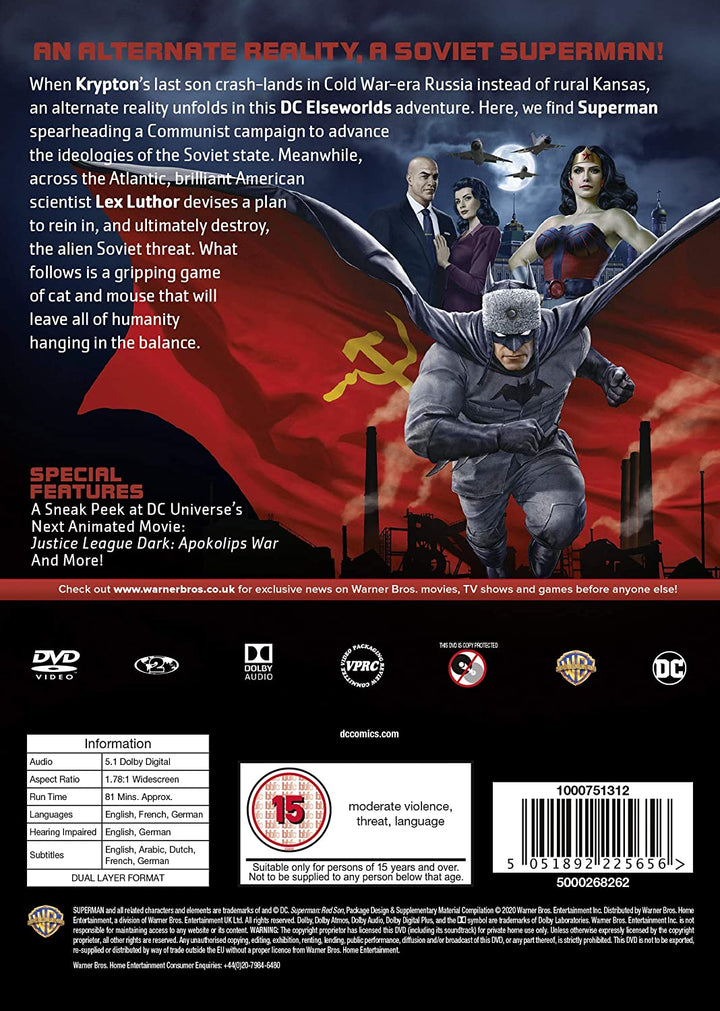 Superman: Red Son [2020] [2019] – Animation [DVD]