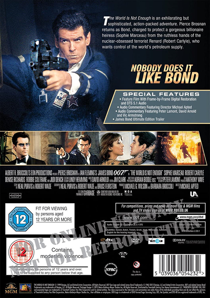 Die Welt ist nicht genug [1999] – Action/Abenteuer [DVD]