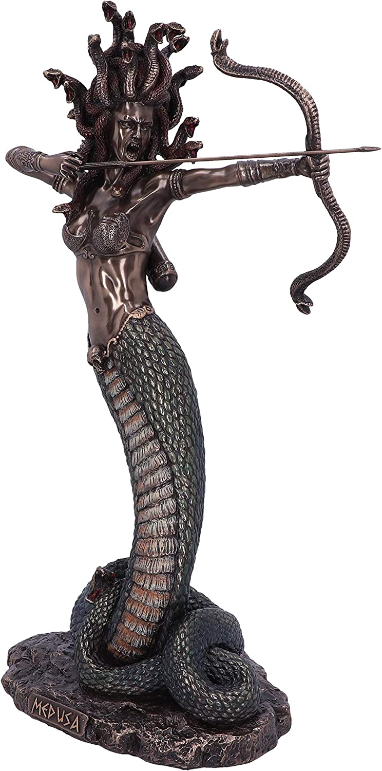 Nemesis Now Bronze mythologische Zornfigur der Medusa, 36 cm, C5444T1