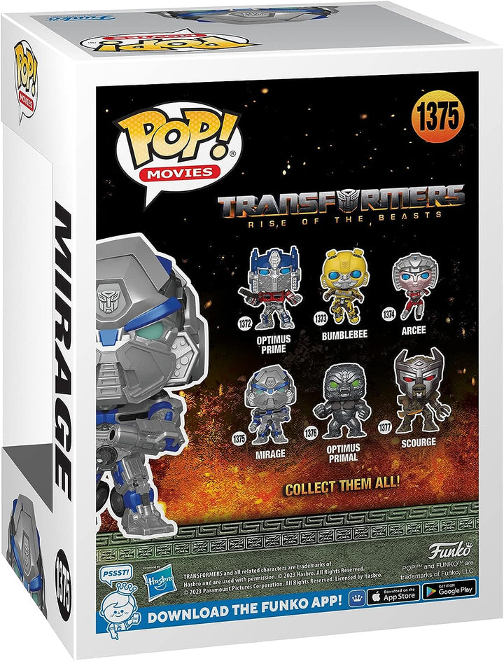 Funko POP! Filme: Transformers: Aufstieg der Bestien – Mirage – Sammlerstück! Vinyl