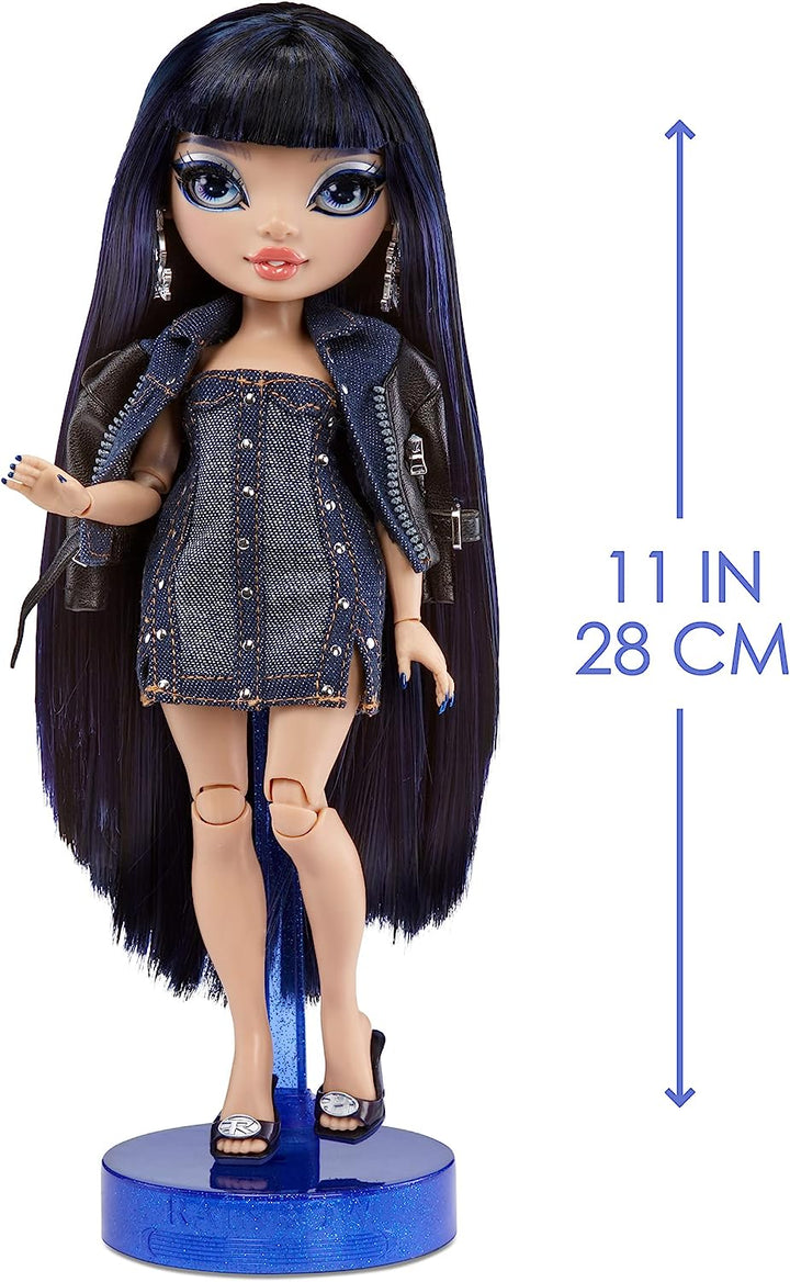 Rainbow High Fashion Doll – KIM NGUYEN – Blaue Puppe – Modisches Outfit &amp; 10+ Co
