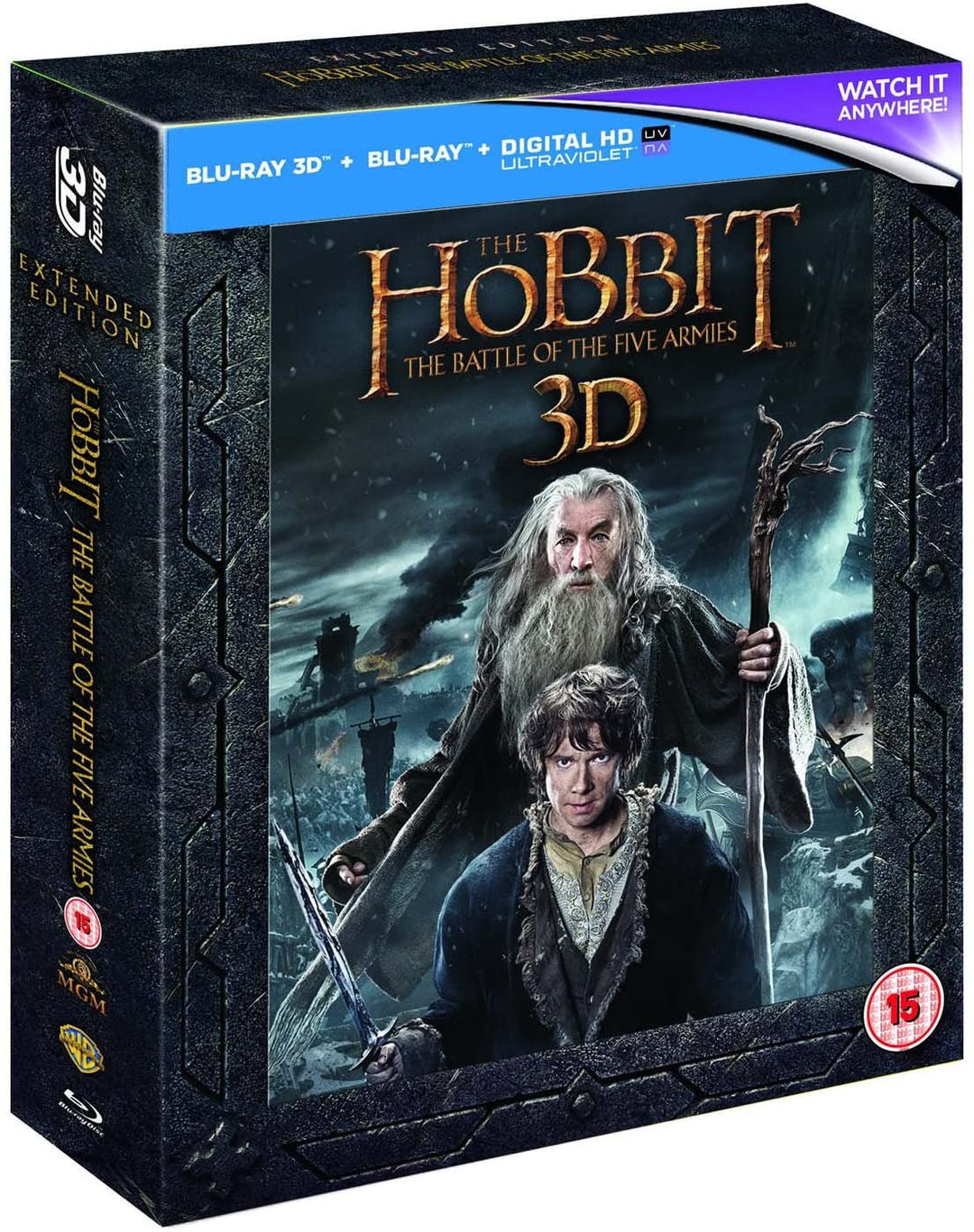 Der Hobbit: Die Schlacht der Fünf Heere 3D - Extended Edition [Blu-ray] [2014]
