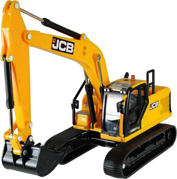 Britains JCB Farm Tomy Toys – Bagger – 1:32 220X – Traktorspielzeug zum Sammeln – Bauernhofspielzeug im Maßstab 1:32 – Geeignet für Sammler und Kinder – ab 3 Jahren, 43211