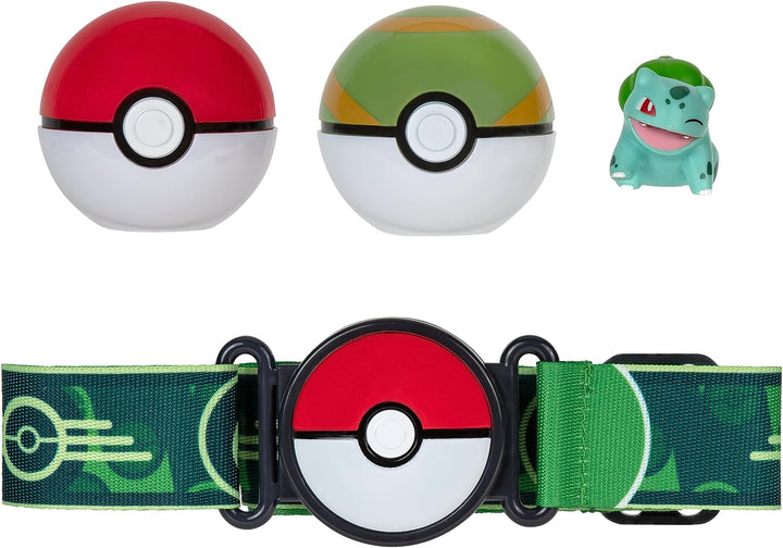 Pokemon Clip 'n Go Bulbasaur Poke Ball Belt Set