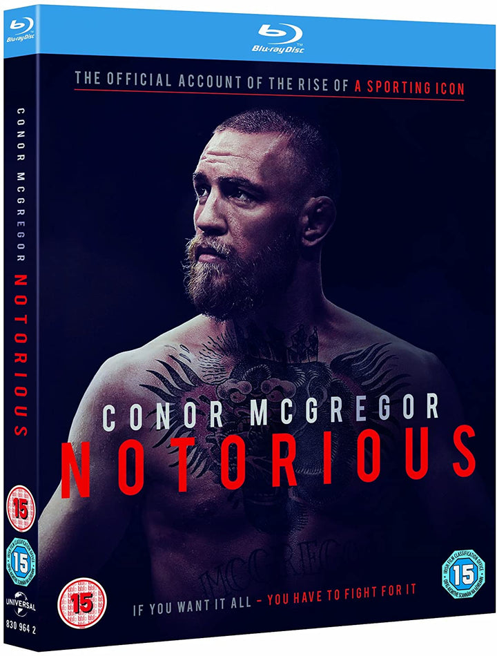Conor McGregor – Notorious (Offizieller Film) [2016] – Dokumentarfilm/Sport [Blu-ray]