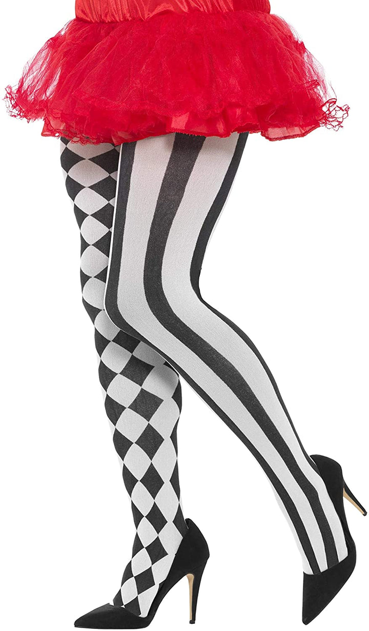 Smiffys 45026 Harlekin-Strumpfhose, Größe L/X-Groß