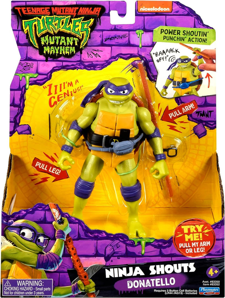 Teenage Mutant Ninja Turtles 83352CO Mutant Mayhem 5,5-Zoll Donatello Deluxe Nin