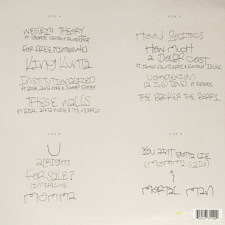 Kendrick Lamar - Einen Schmetterling pimpen [VINYL]