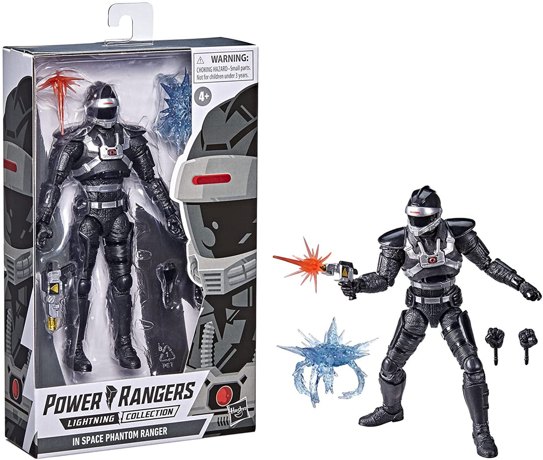 Power Rangers Lightning Collection In Space Phantom Ranger 6-Zoll Premium-Kollektion