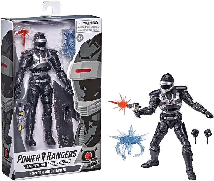 Power Rangers Lightning Collection In Space Phantom Ranger 6-Zoll Premium-Kollektion