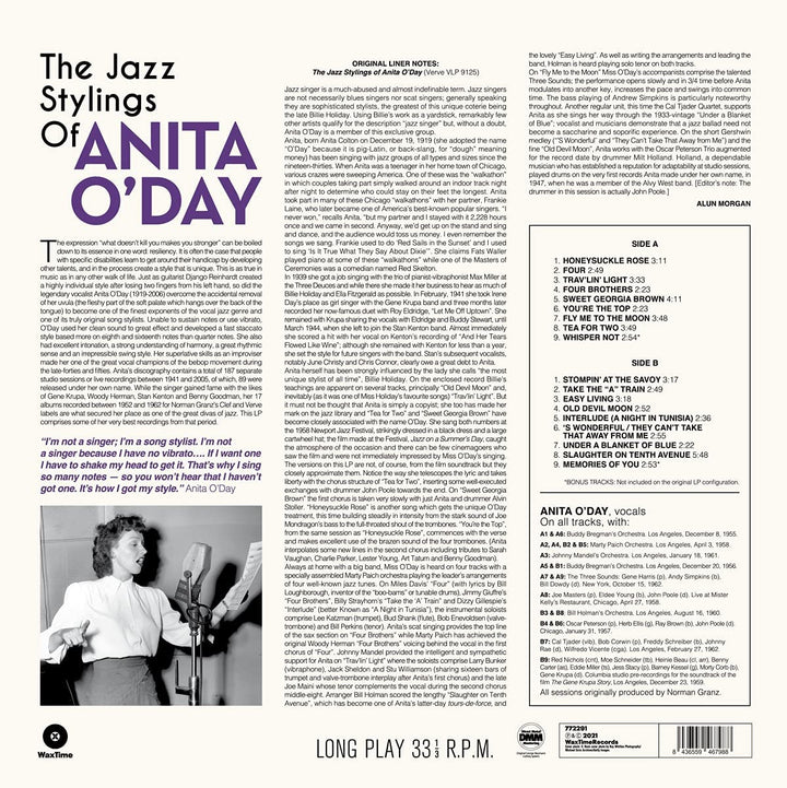 The Jazz Stylings of Anita O'Day [Vinyl]