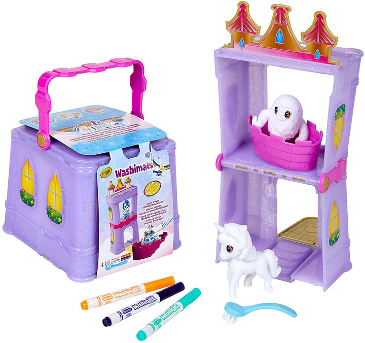 CRAYOLA 74-7358-E-000 Peculiar Pets Palace Case, kreative Mal- und Bastelkunst
