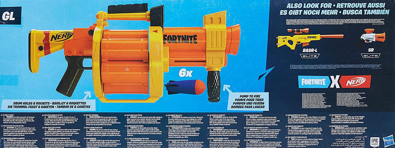 Nerf Fortnite GL Rocket Firing Blaster 5
