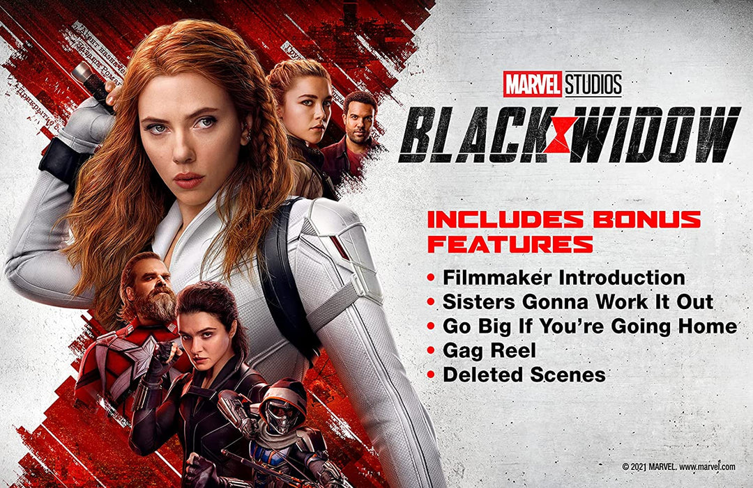 Marvel Studios Black Widow [2021] [Region Free] – Action/Abenteuer [Blu-ray]