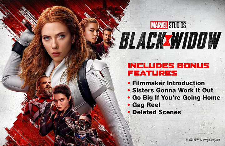 Marvel Studios Black Widow [2021] [Region Free] – Action/Abenteuer [Blu-ray]