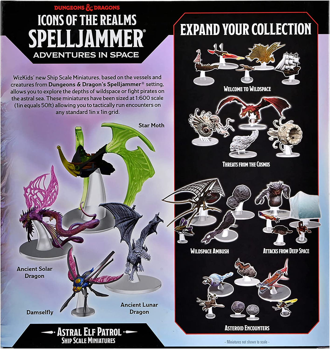 Astral Elf Patrol – Schiffsmaßstab: D&amp;D Icons of the Realms Miniaturen