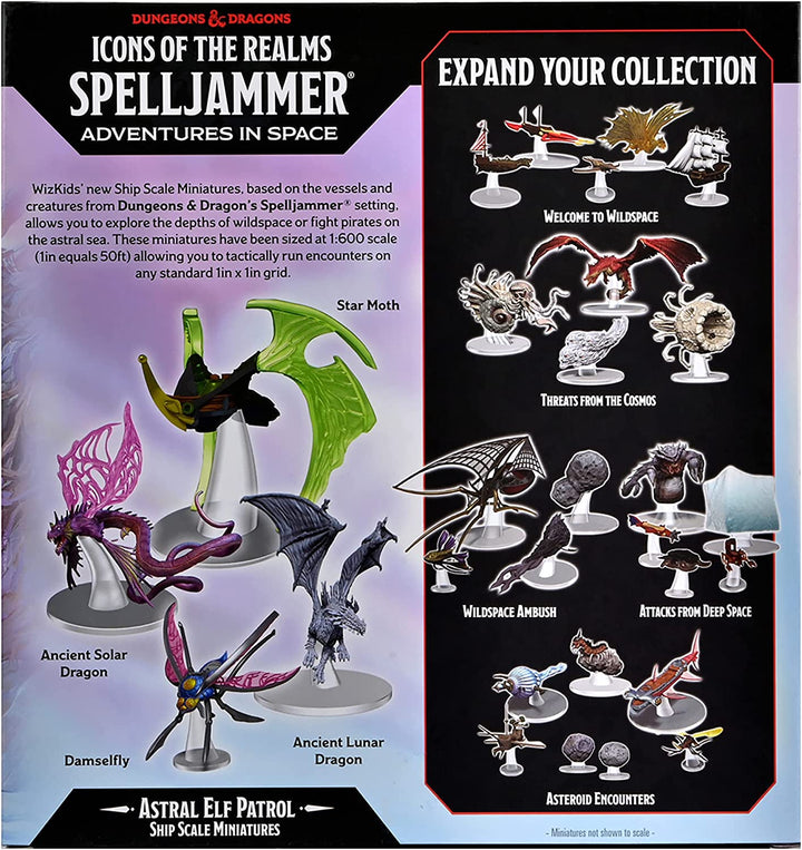 Astral Elf Patrol – Schiffsmaßstab: D&amp;D Icons of the Realms Miniaturen
