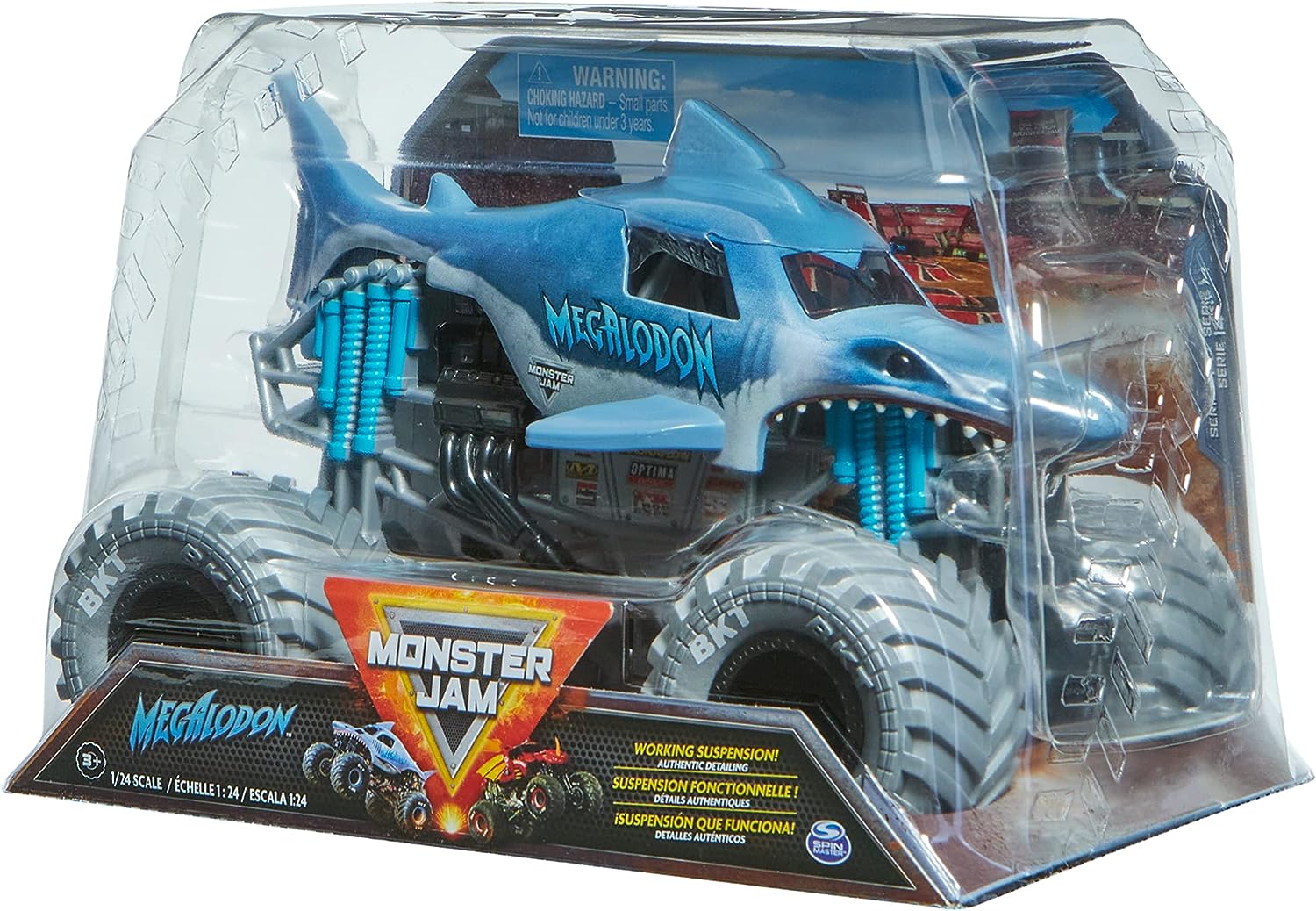 Megalodon Monster Truck - 1:24 Scale Die-Cast Vehicle for Kids 5
