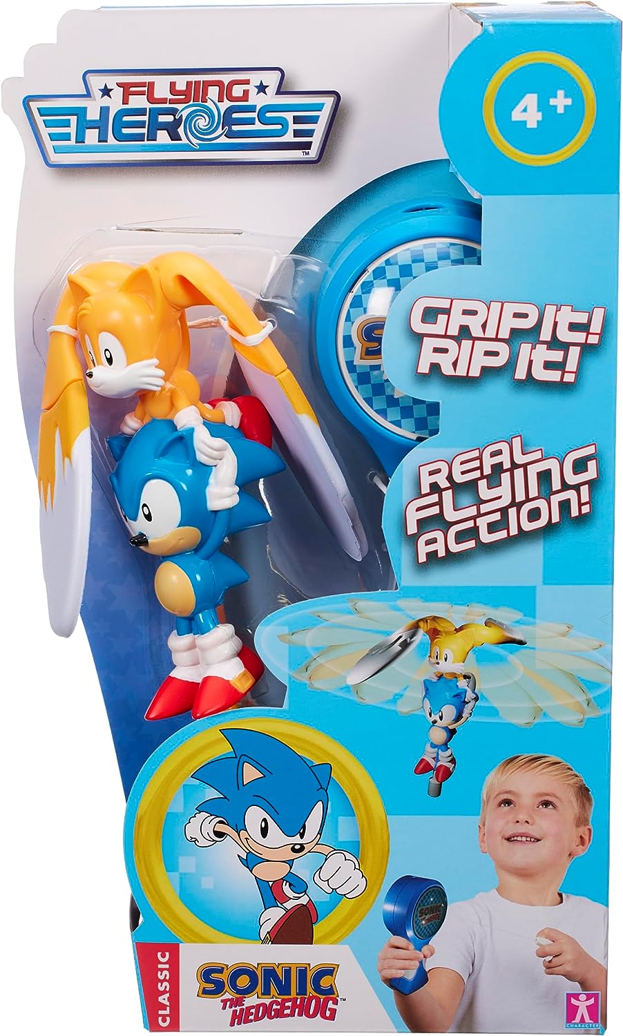 Flying Heroes 07981 Sonic The Hedgehog Flash Ziehen Sie an der Schnur, um ihnen beim Fliegen zuzusehen