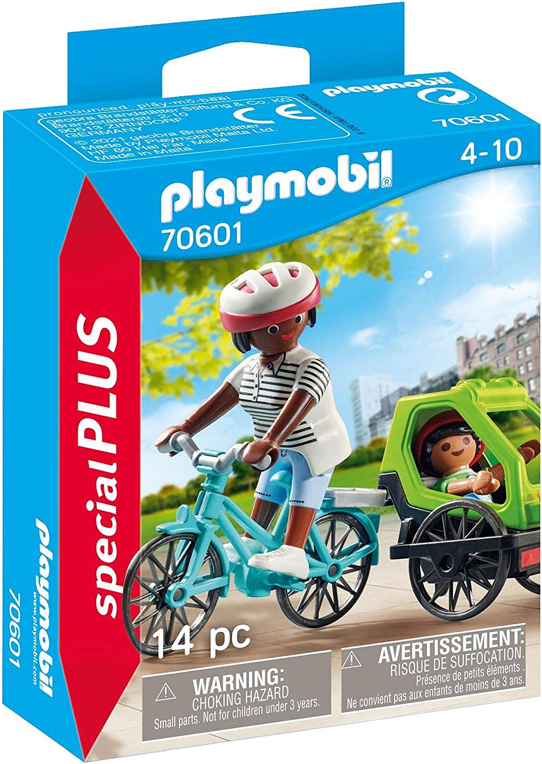 Playmobil 70601 Special Plus Bicycle Excursion Playset - Mother and Child Bike Adventure for Ages 4+
