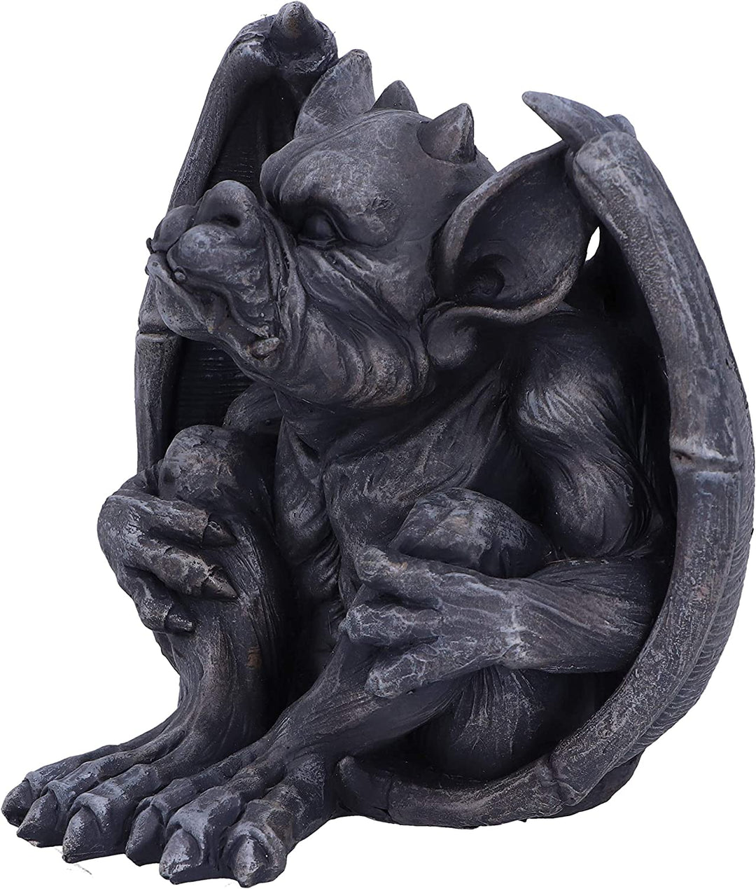 Nemesis Now Hugo Dark Black Grotesque Gargoyle Figur, 12,5 cm