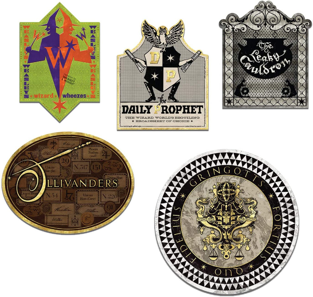 The Noble Collection 5x Wegisweg winkelborden Legpuzzels van 200 stuks