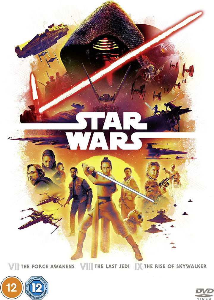 Star Wars Sequel Trilogy Box Set (Episodes 7-9) [2022] [DVD]