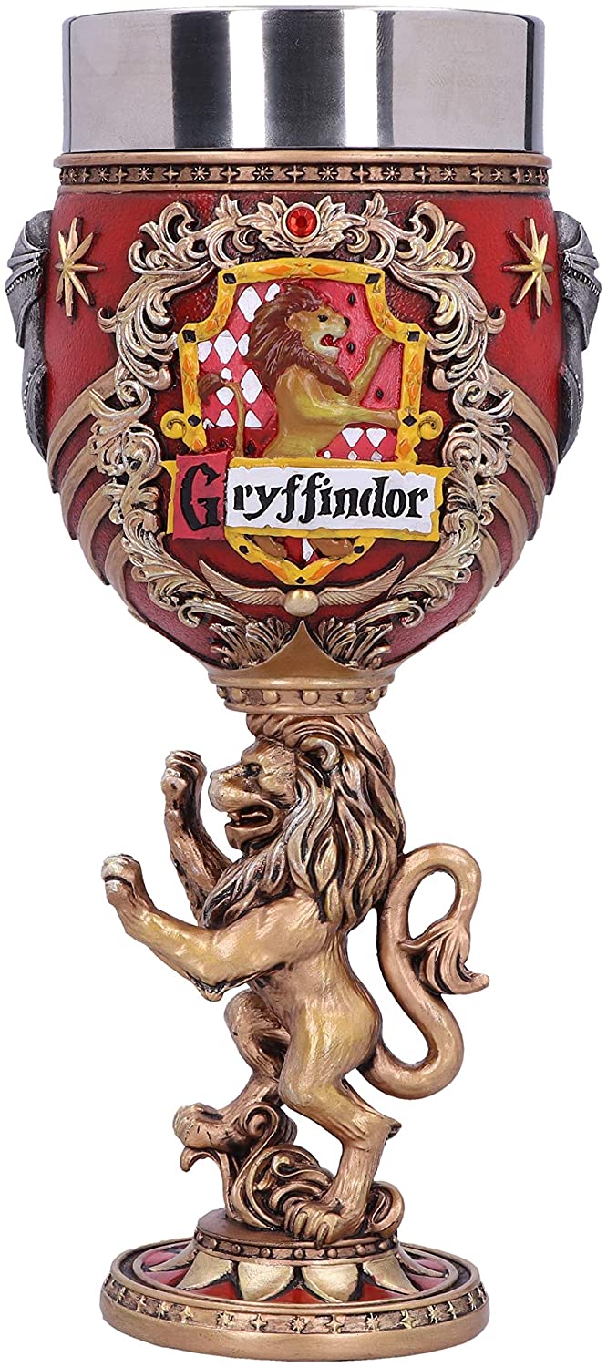 Nemesis Now Harry Potter Gryffindor Hogwarts House Sammelkelch, Rotgold, 19,5 cm