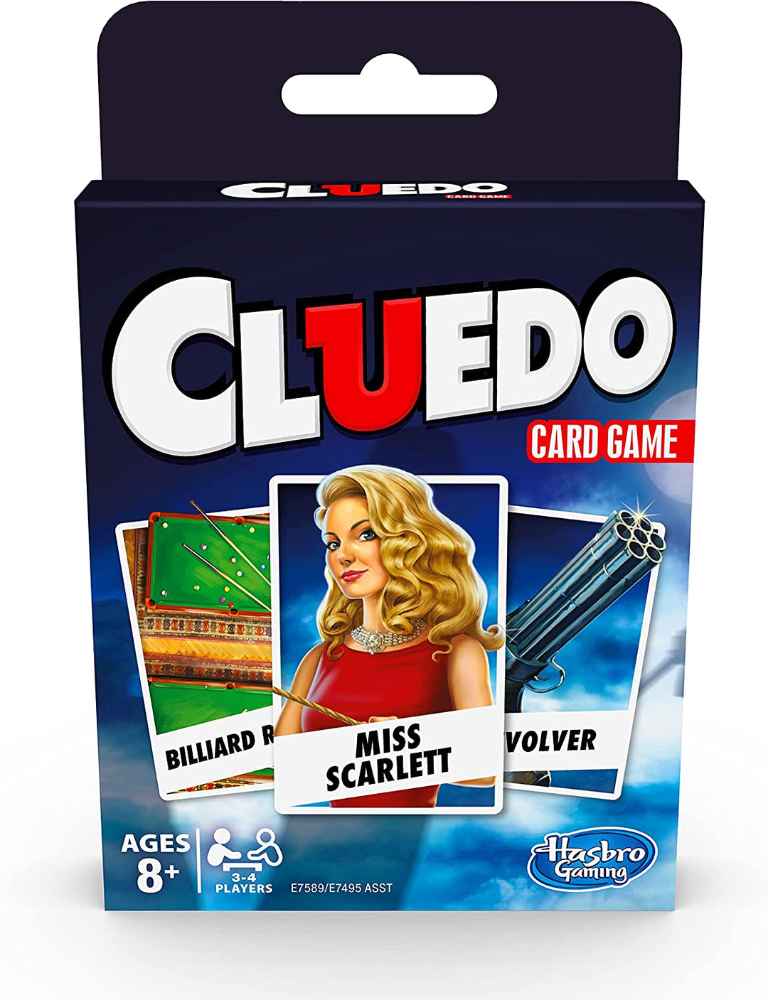 Hasbro E7589UC0 Klassischer Kartenreisespiel-Hinweis