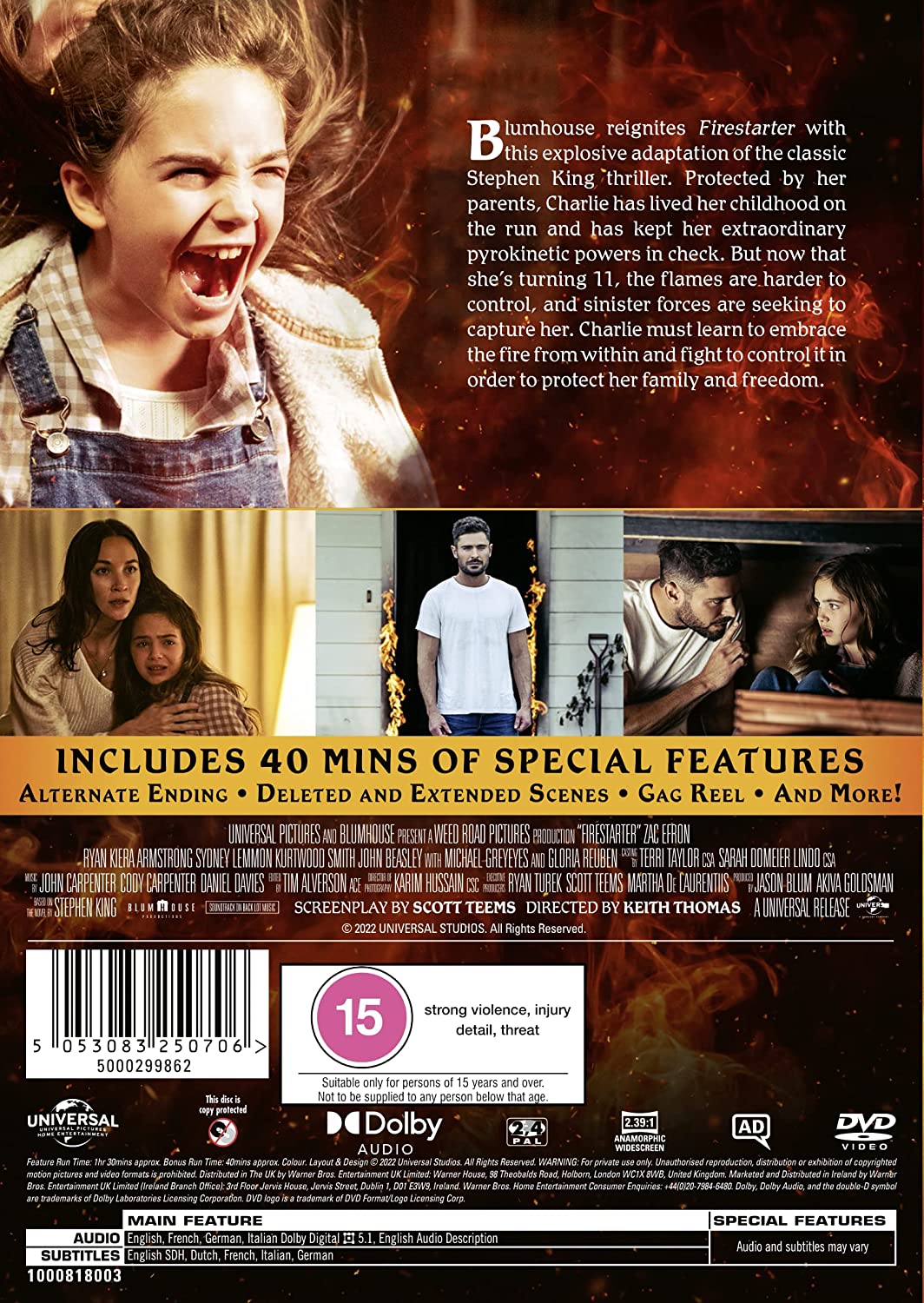 Firestarter (2022) - DVD Standard Edition (Region 2)
