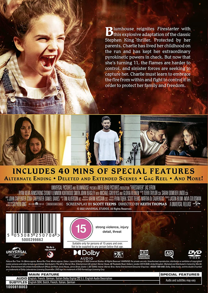 Firestarter (2022) - DVD Standard Edition (Region 2)