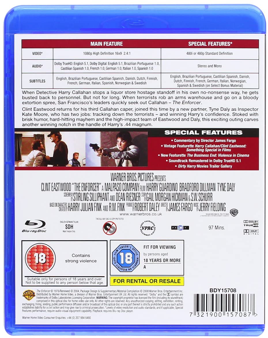 Dirty Harry Collection (1971-1988) - Blu-ray 4