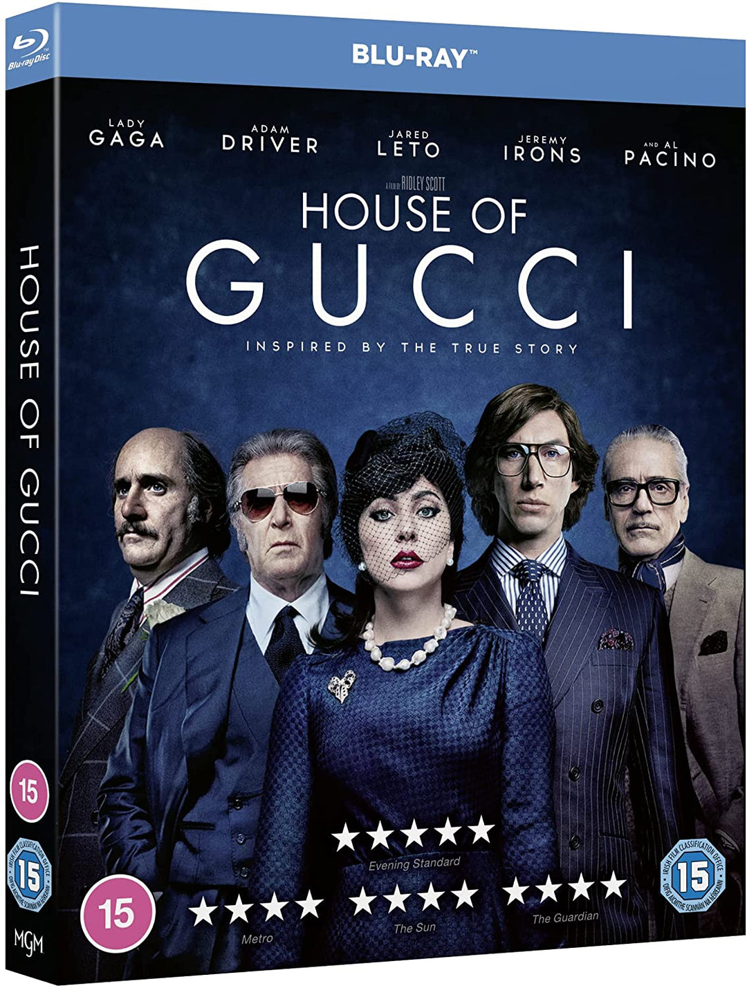 House of Gucci [2021] [Region Free] – Drama/Krimi [Blu-ray]