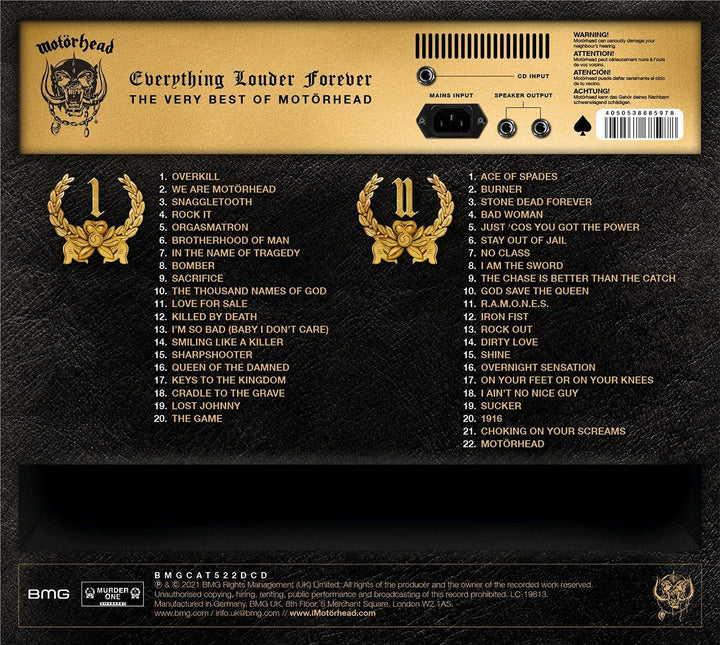 Motörhead – Everything Louder Forever – The Very Best Of (2xCD) [Audio-CD]